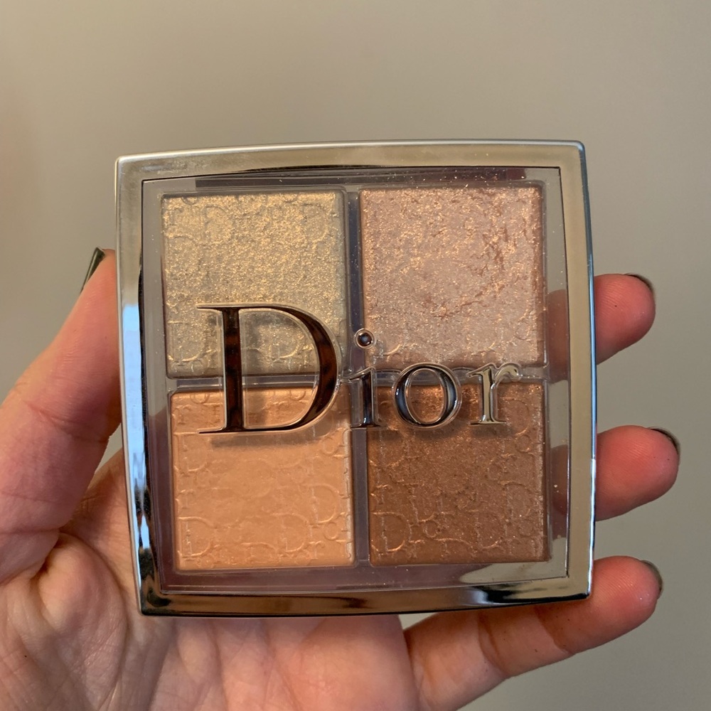Dior backstage strobe highlighting palette 02 glitz